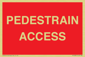 PEDESTRAIN ACCESS